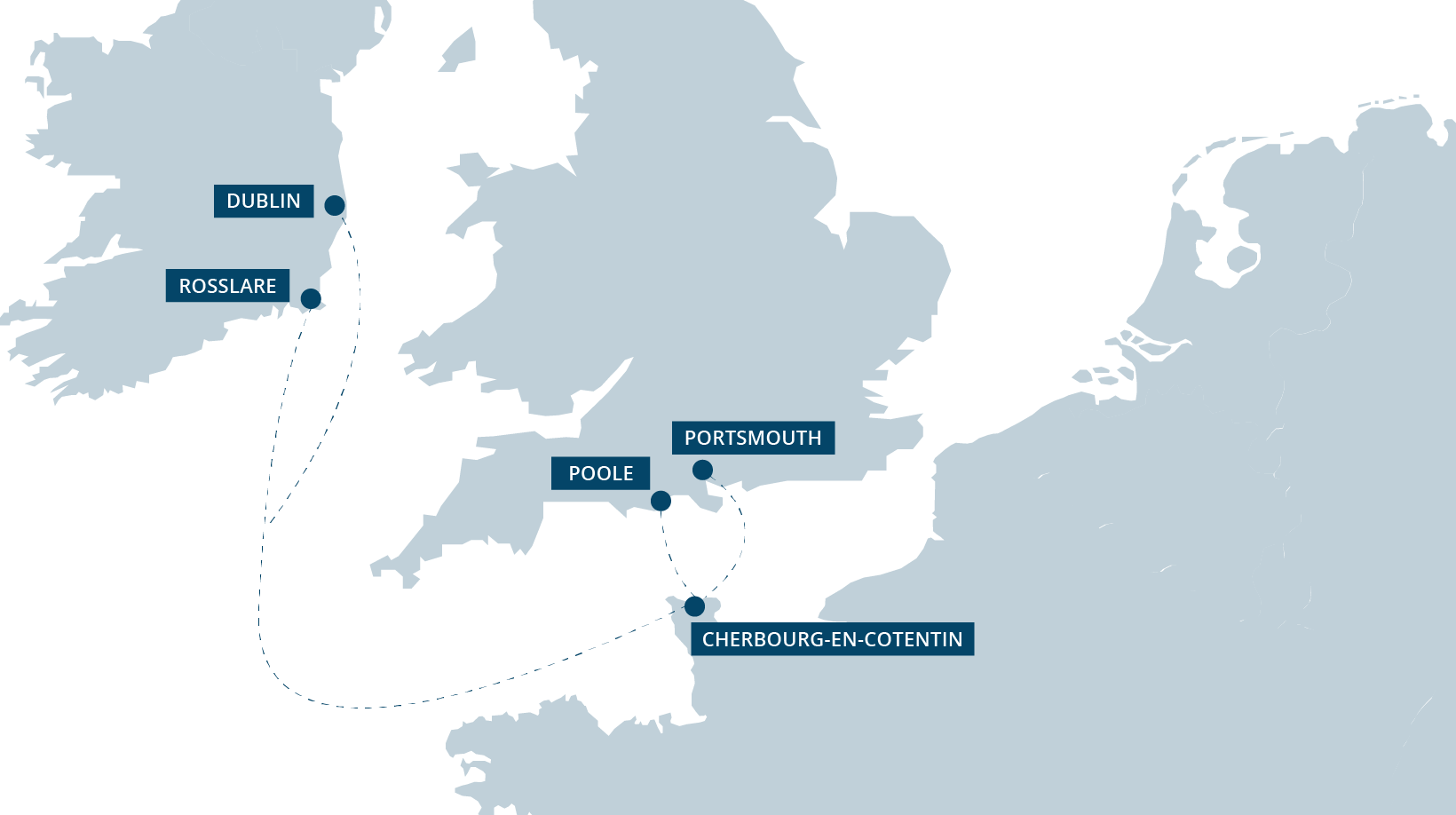 Carte des traversées